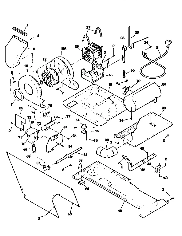 BLOWER AND BASE