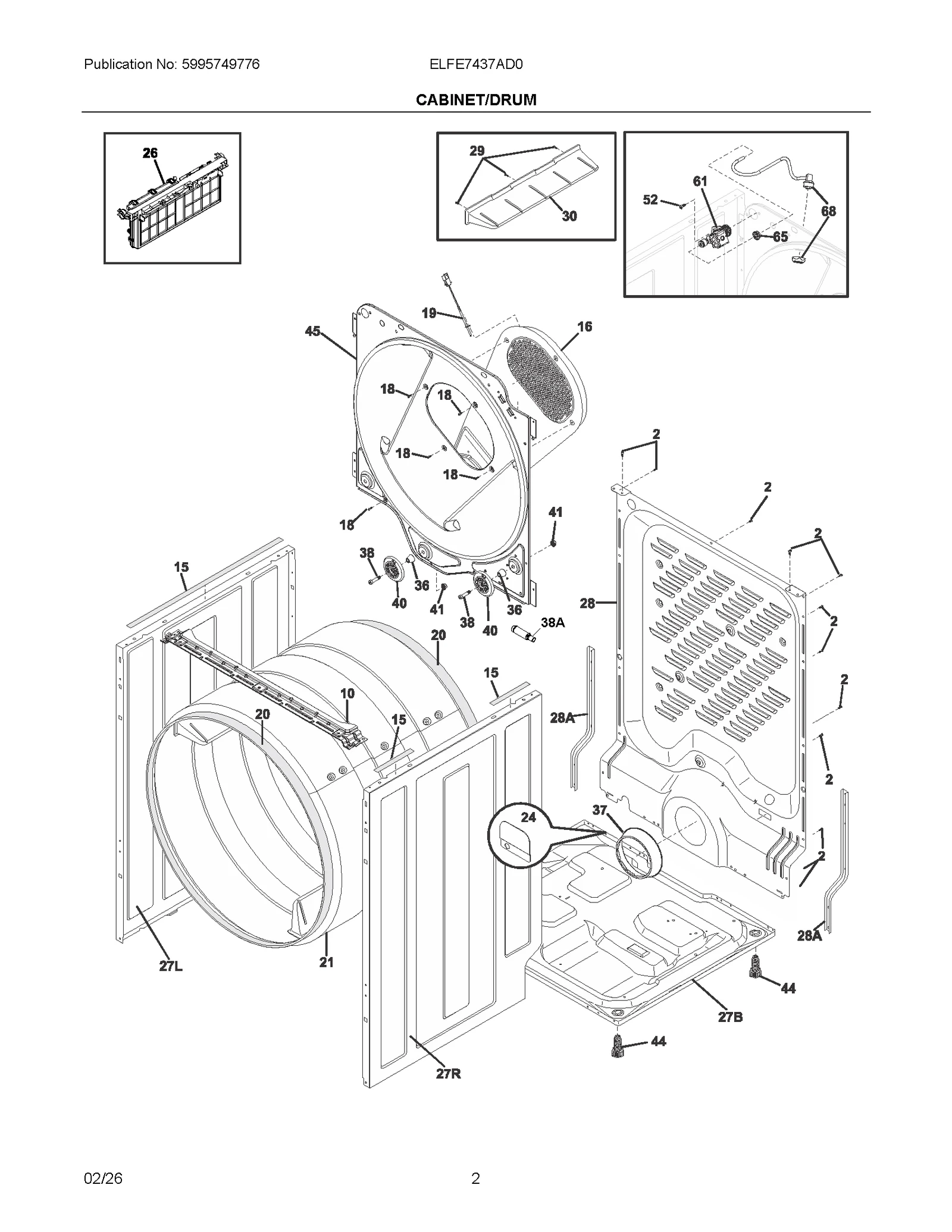 CABINET/DRUM