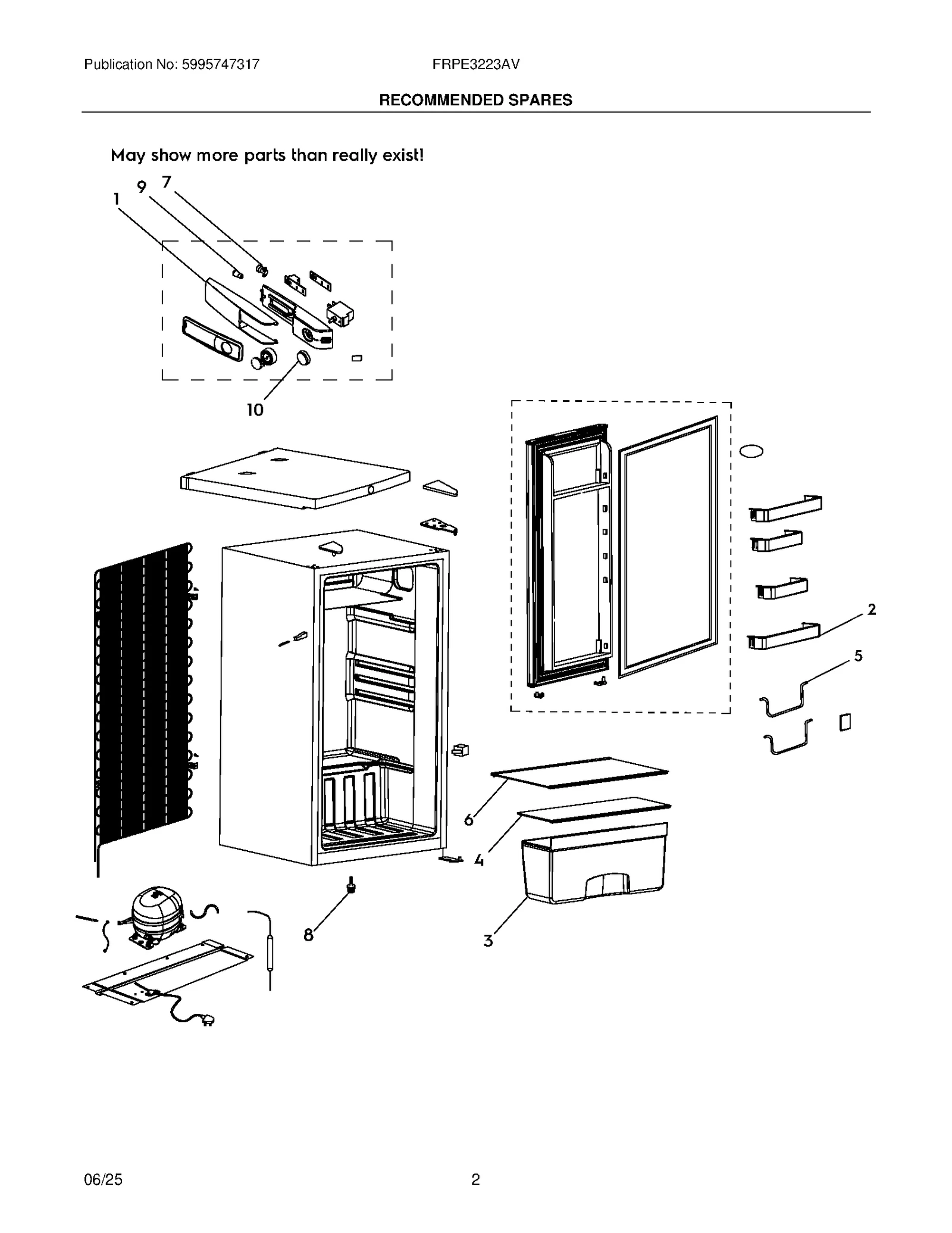 RECOMMENDED SPARES
