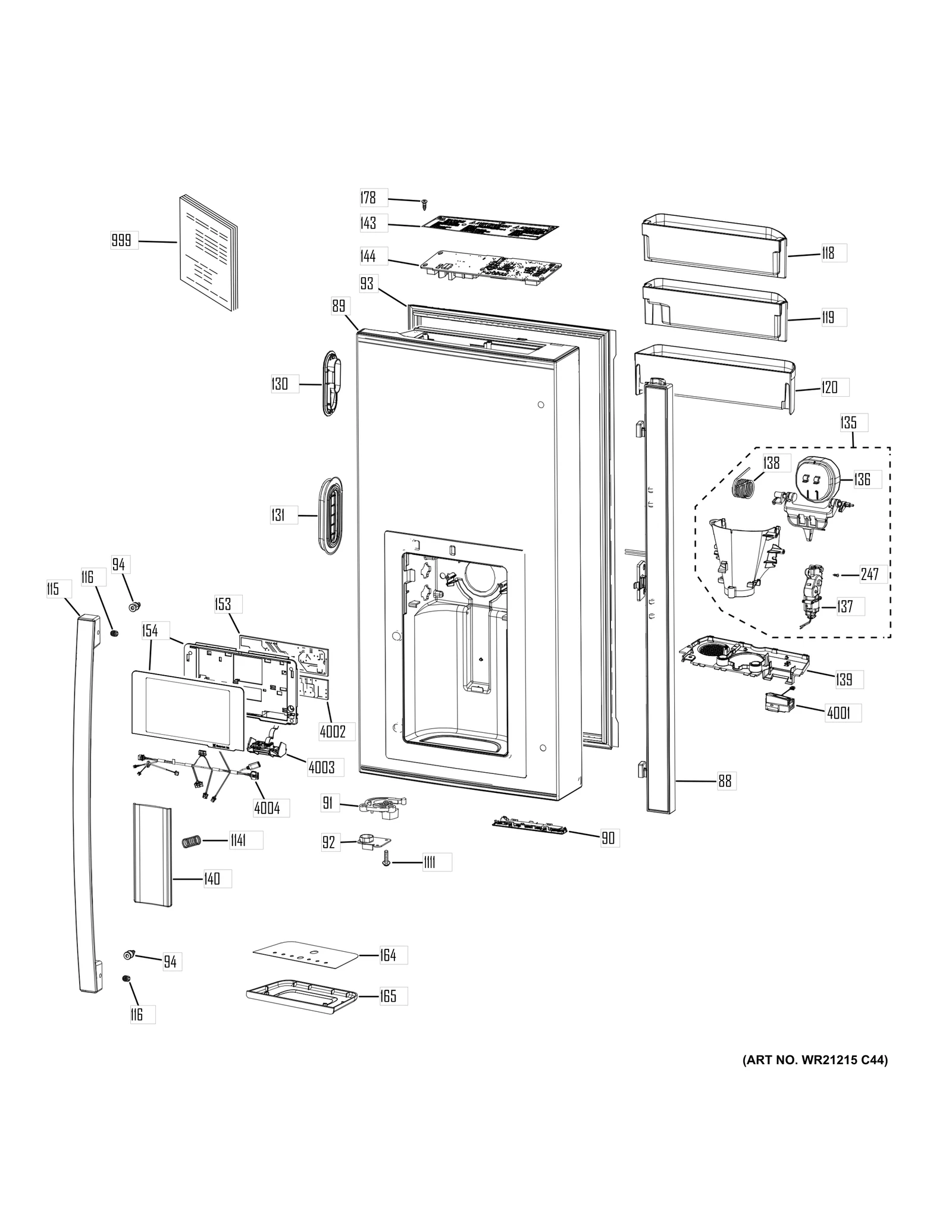 DISPENSER DOOR
