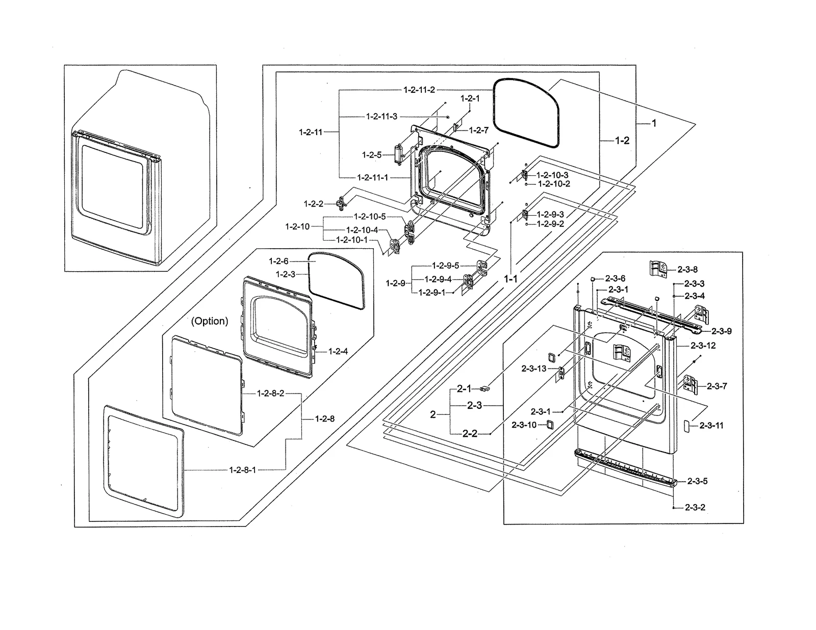 FRONT FRAME/DOOR