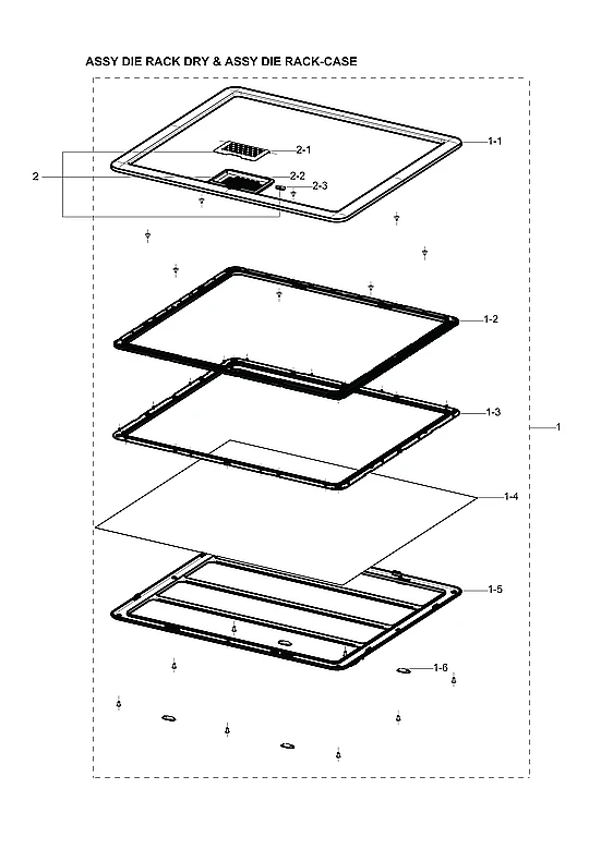 DIE RACK DRY & DIR RACK CASE ASSY