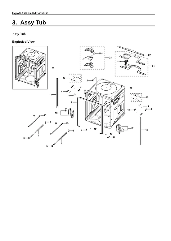 TUB ASSY