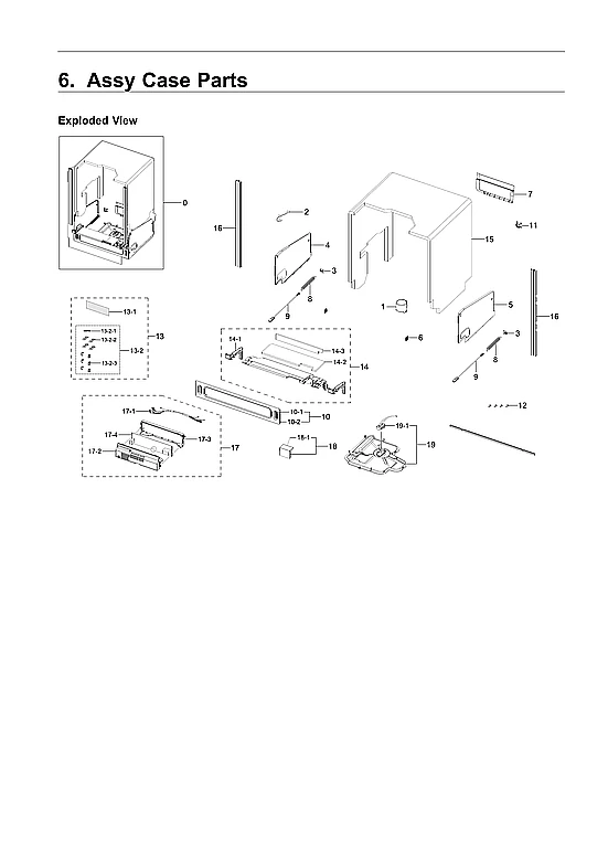 CASE PARTS ASSY