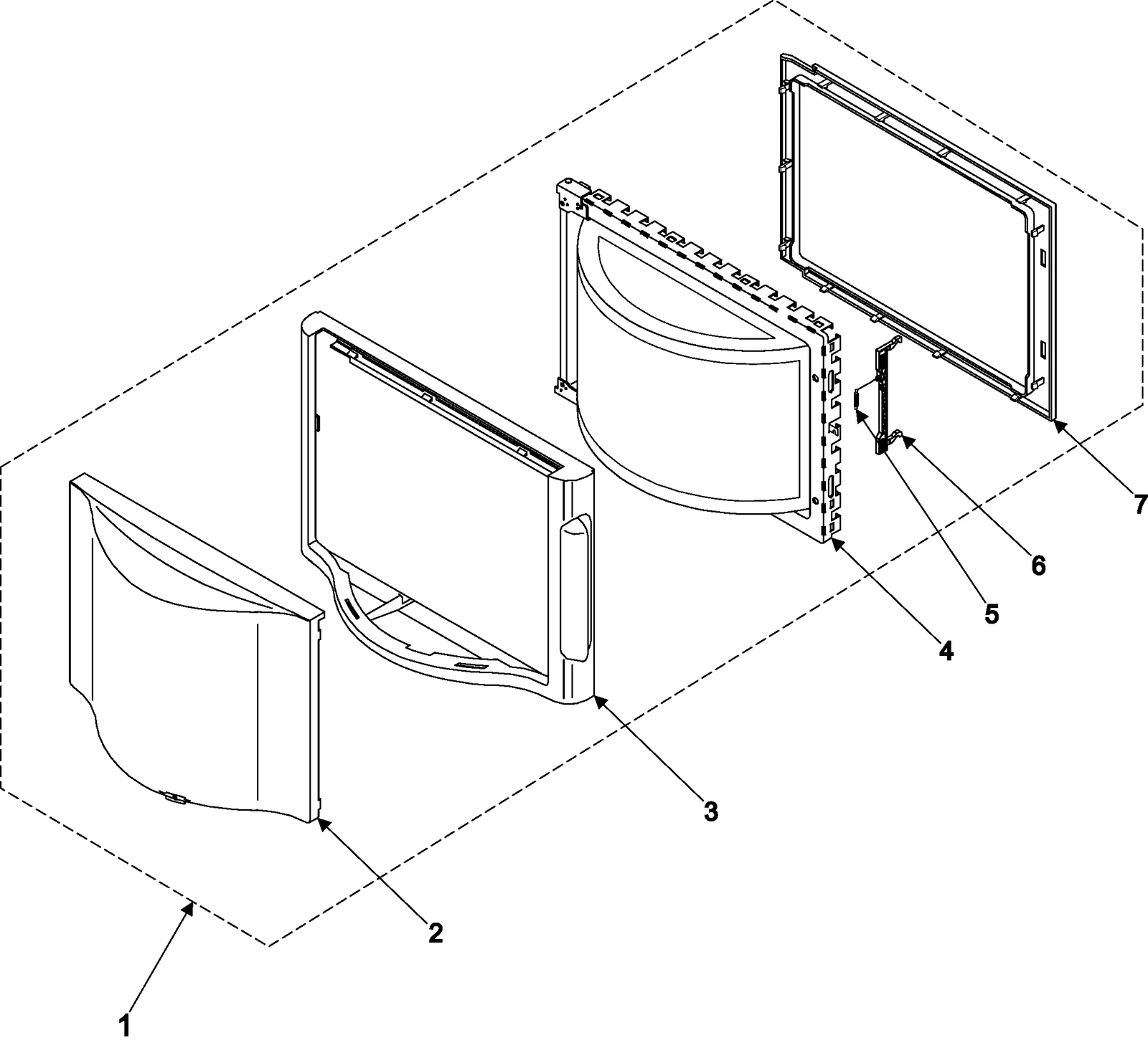 CONTROL PANEL/DOOR ASSEMBLY