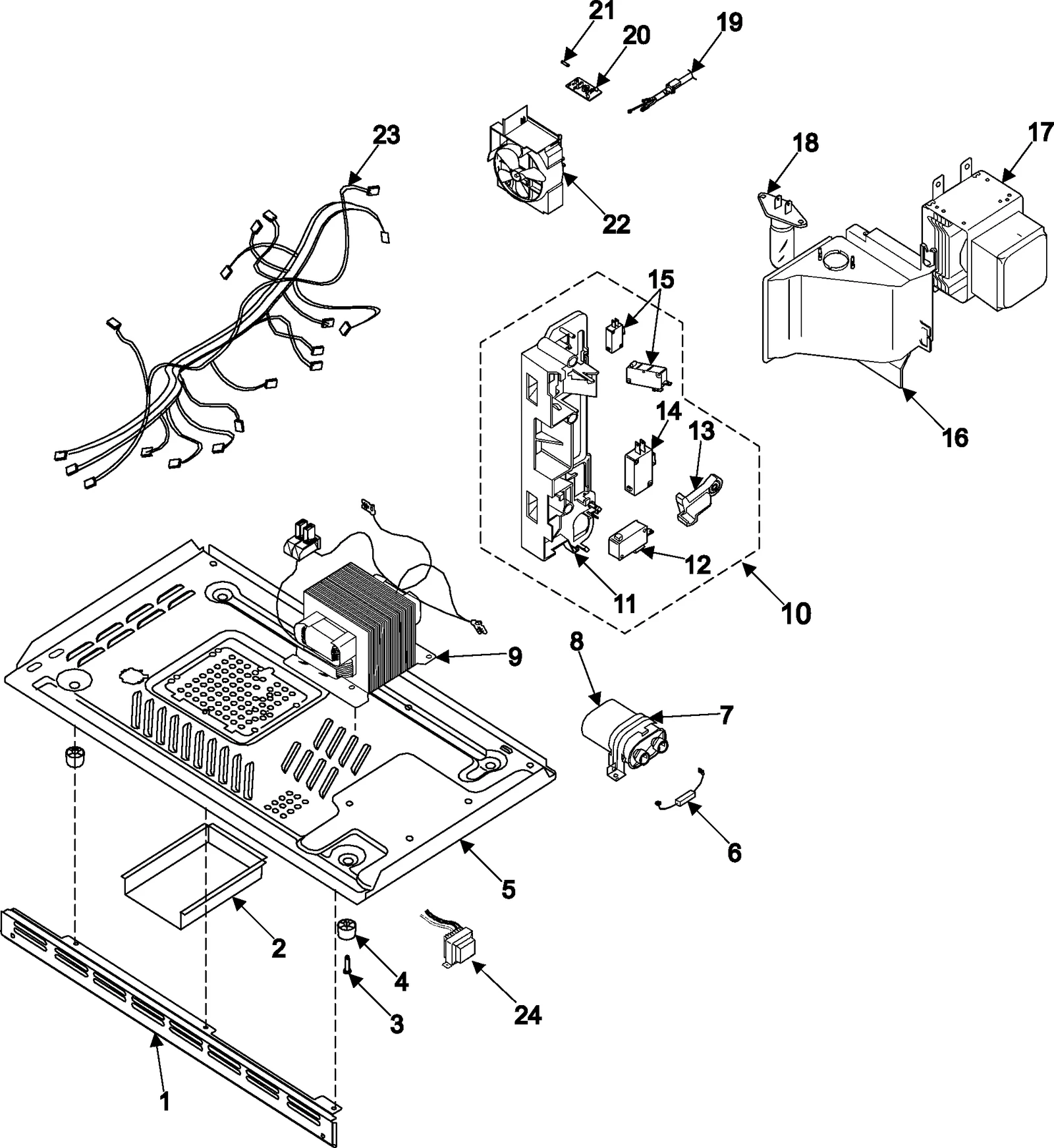 INTERNAL CONTROL/LATCH ASY/BASE