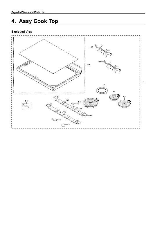 COOKTOP ASSY