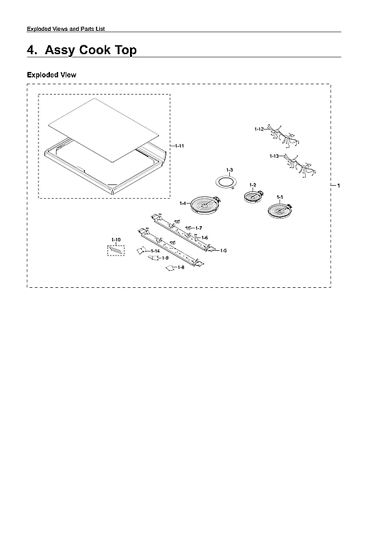 COOKTOP ASSY