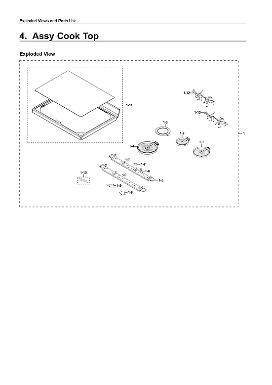 COOKTOP ASSY