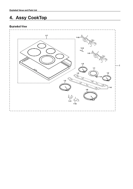 COOKTOP ASSY