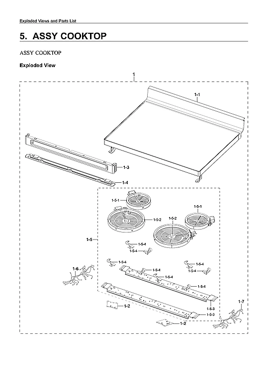 COOKTOP ASSY