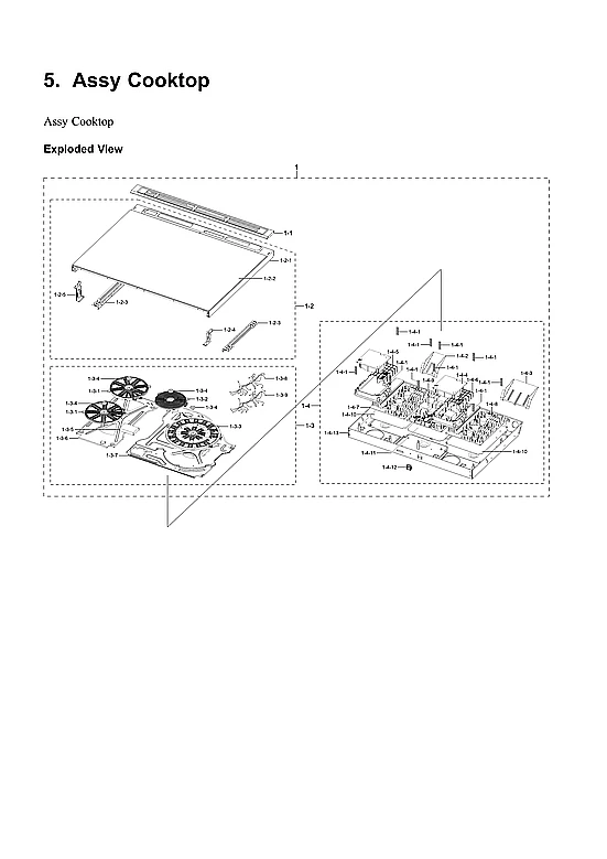 COOKTOP ASSY