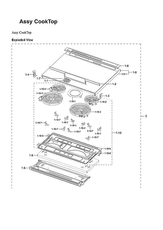 COOKTOP ASSY