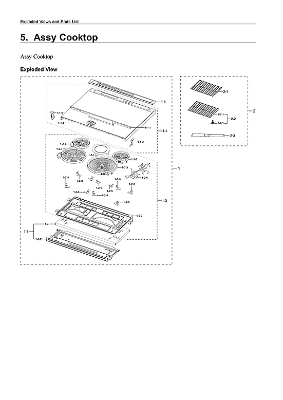 COOKTOP ASSY
