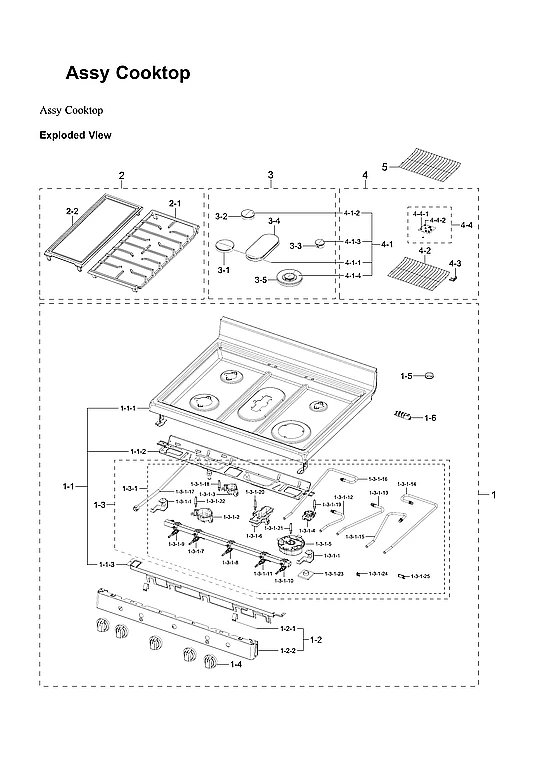 COOKTOP ASSY