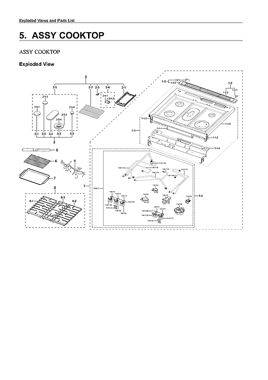 COOKTOP ASSY