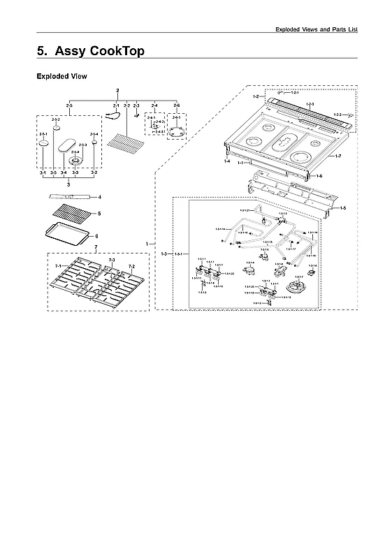COOKTOP ASSY