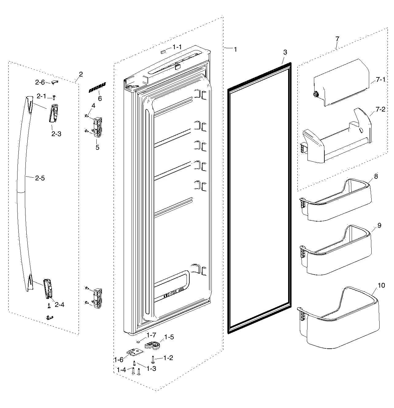 REFRIG R DOOR