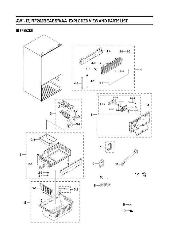 FREEZER PARTS
