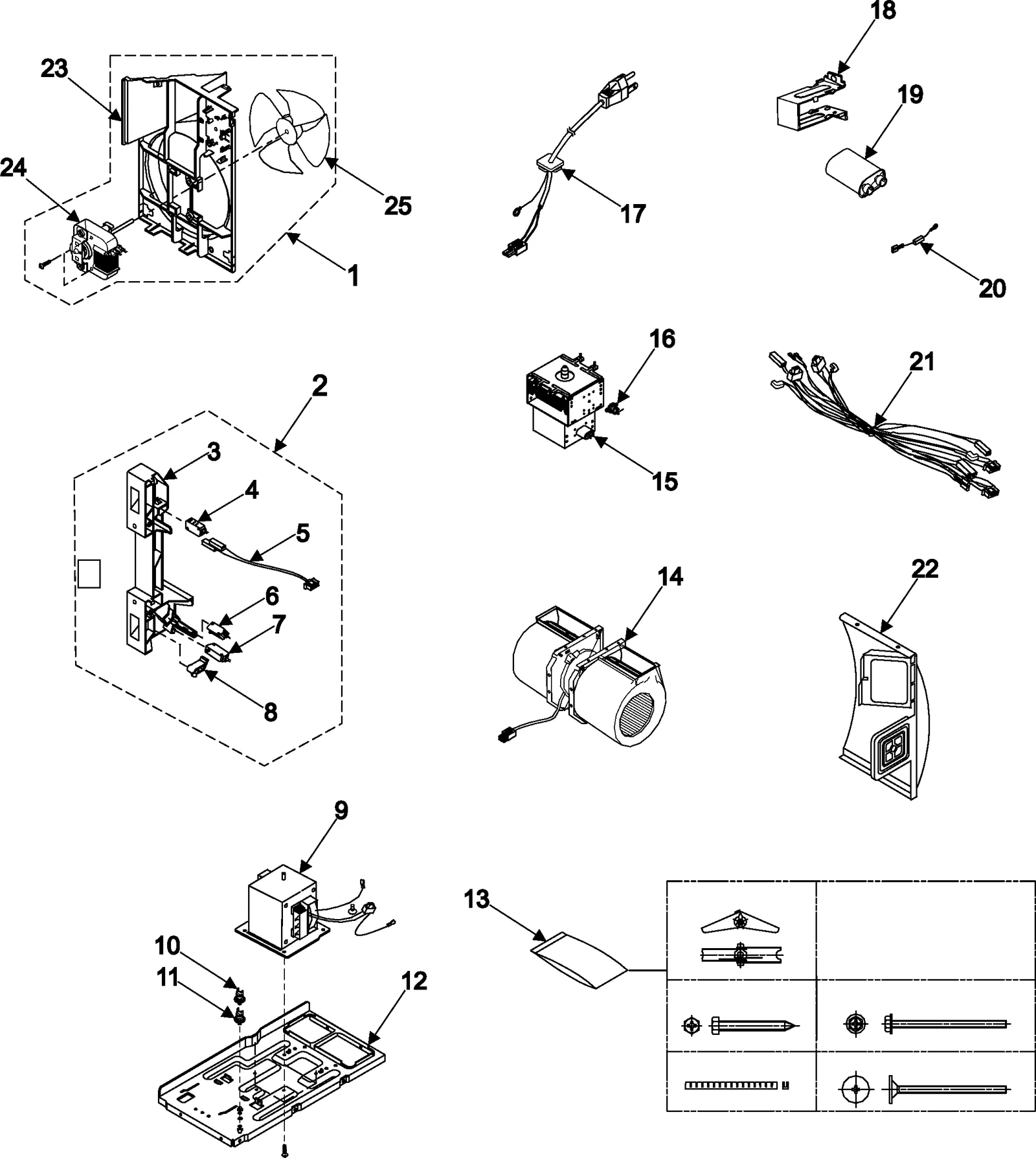 INTERNAL CONTROLS/LATCH ASY/BASE