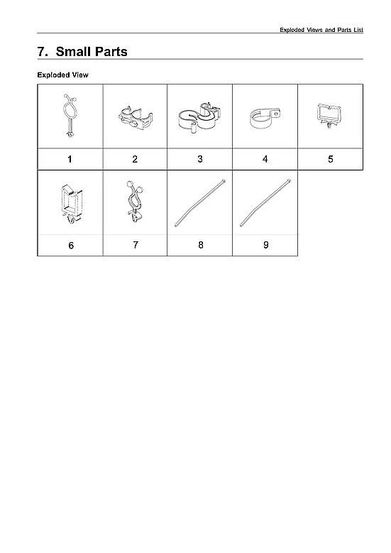 SMALL PARTS