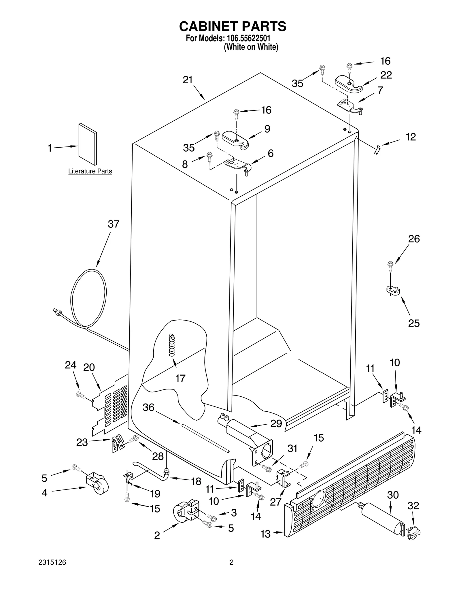 CABINET PARTS