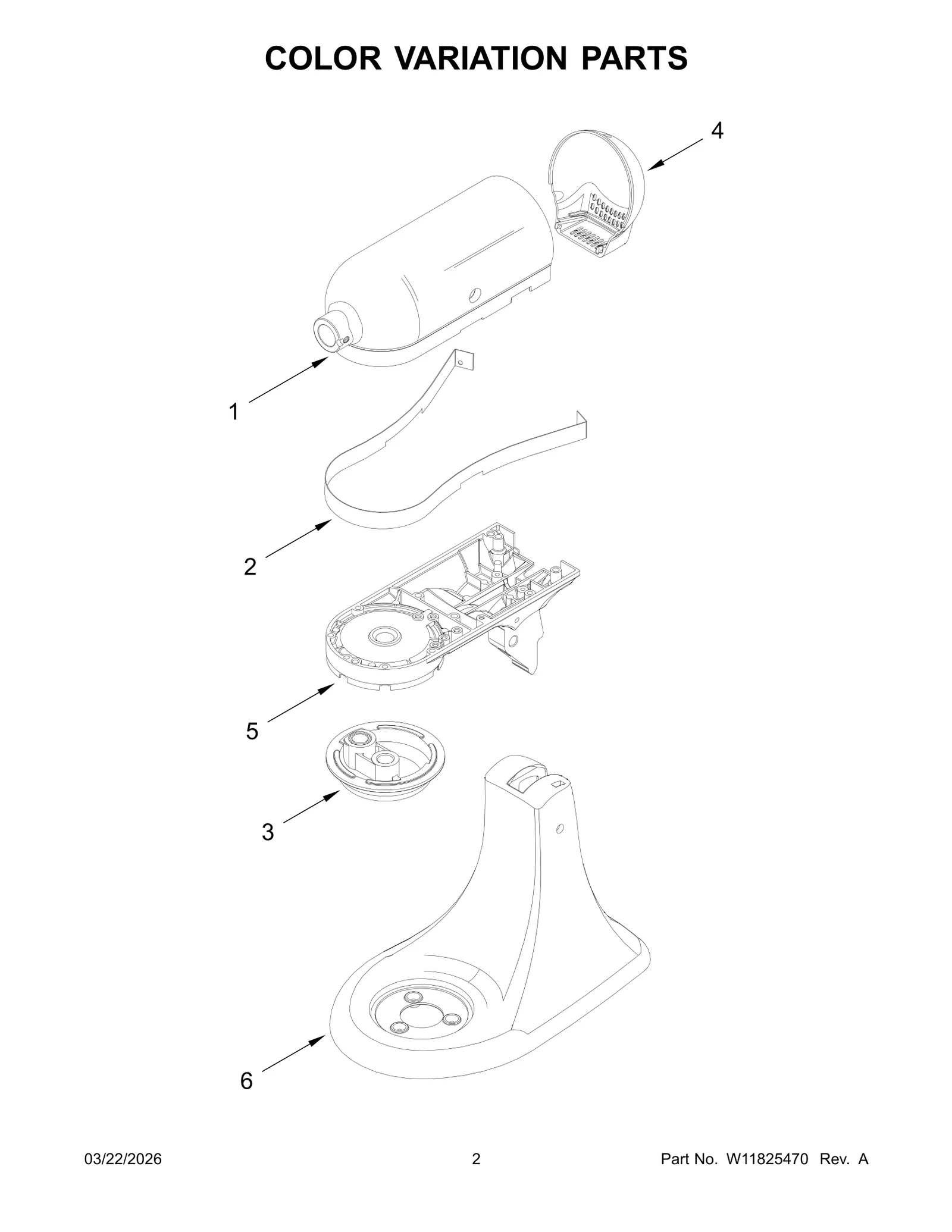 COLOR VARIATION PARTS
