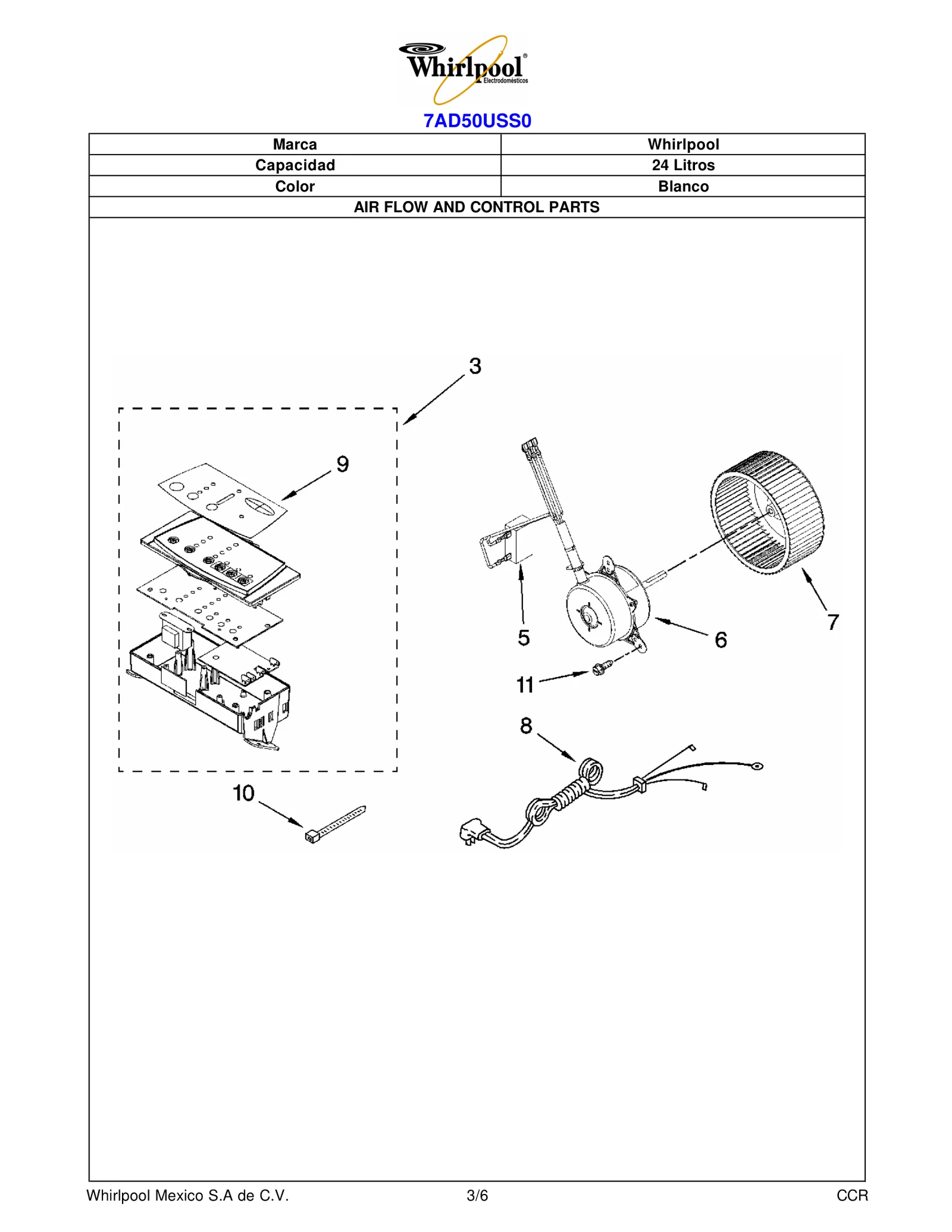 AIR FLOW AND CONTROL PARTS