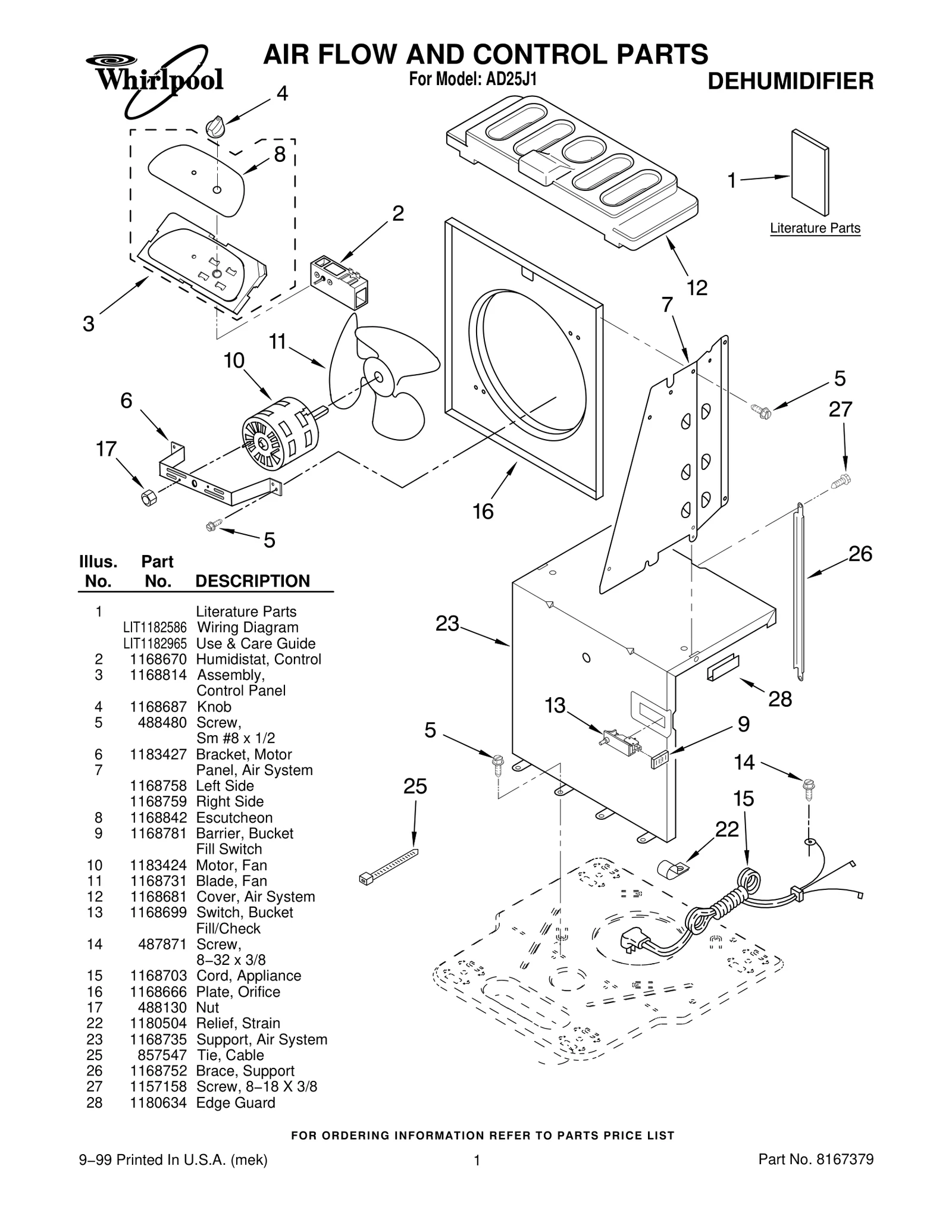 AIR FLOW AND CONTROL PARTS