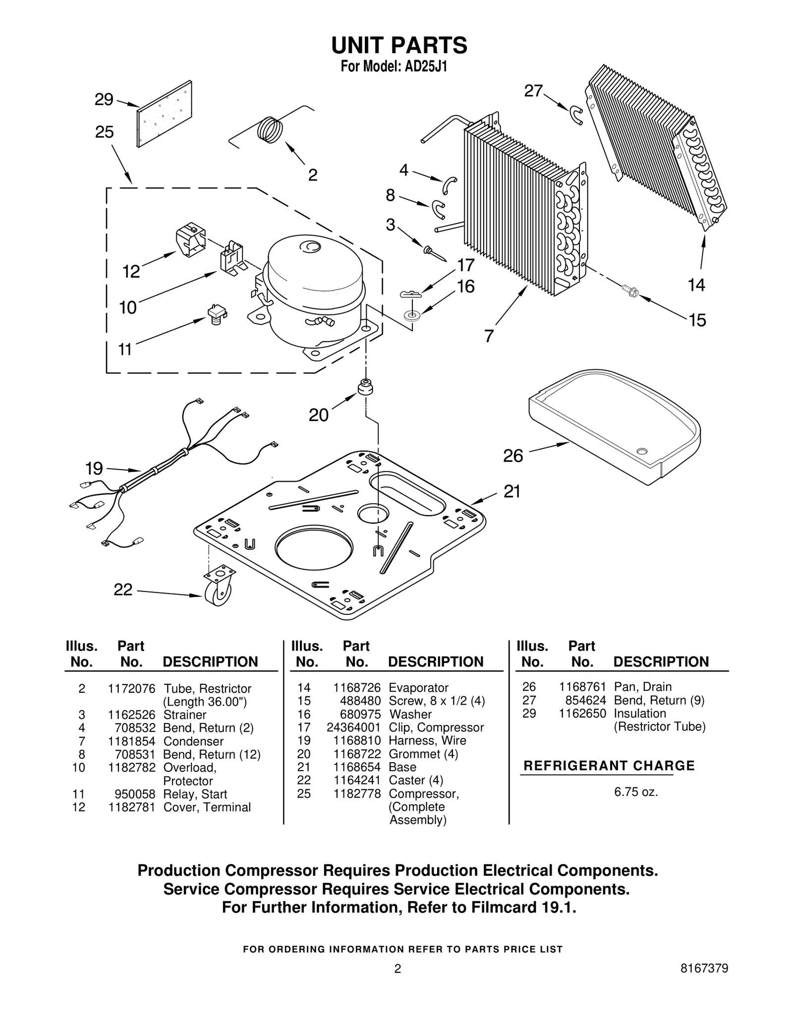 UNIT PARTS