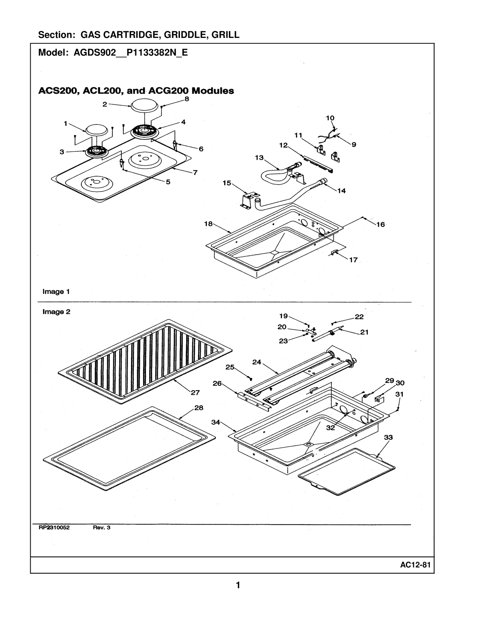 GAS CARTRIDGE, GRIDDLE, GRILL