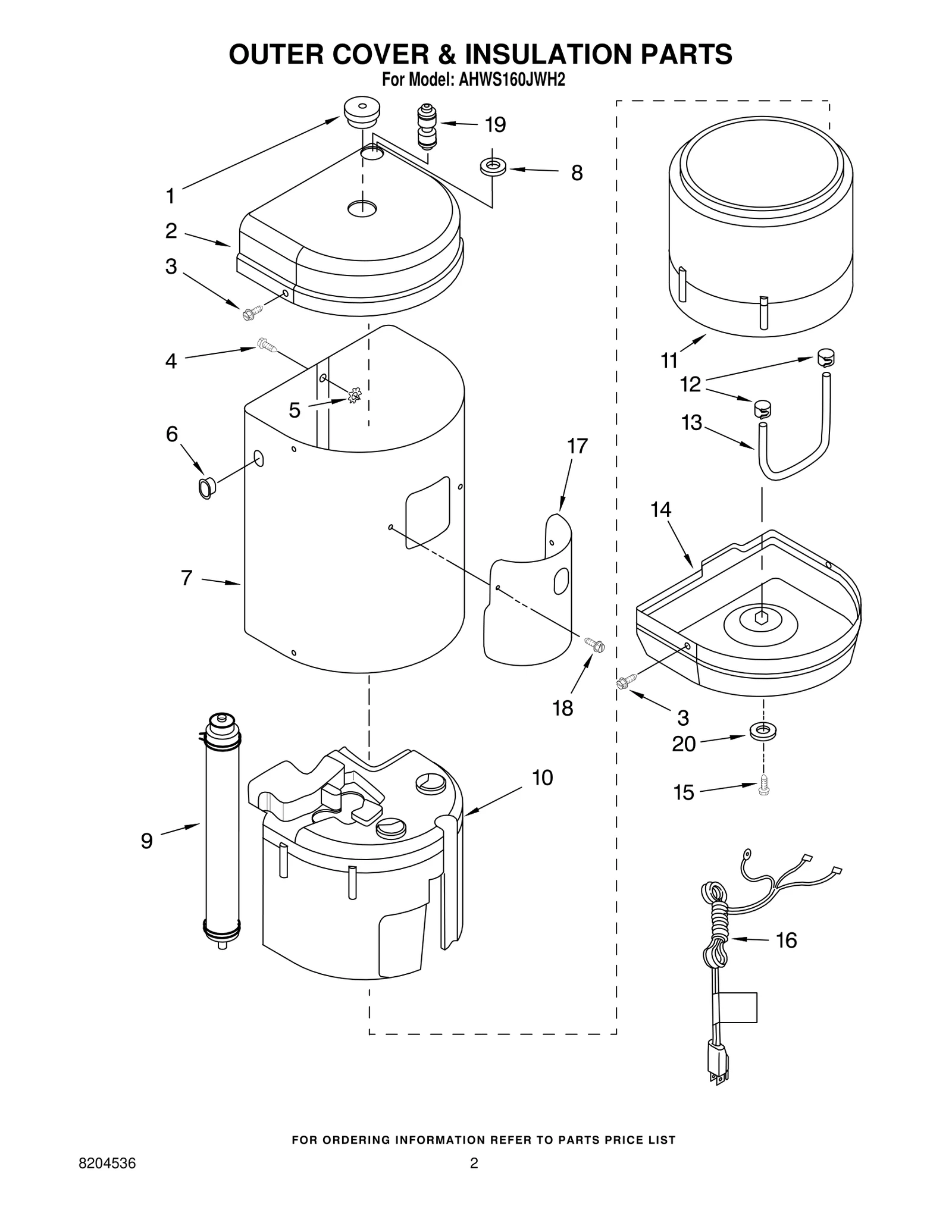 OUTER COVER & INSULATION PARTS