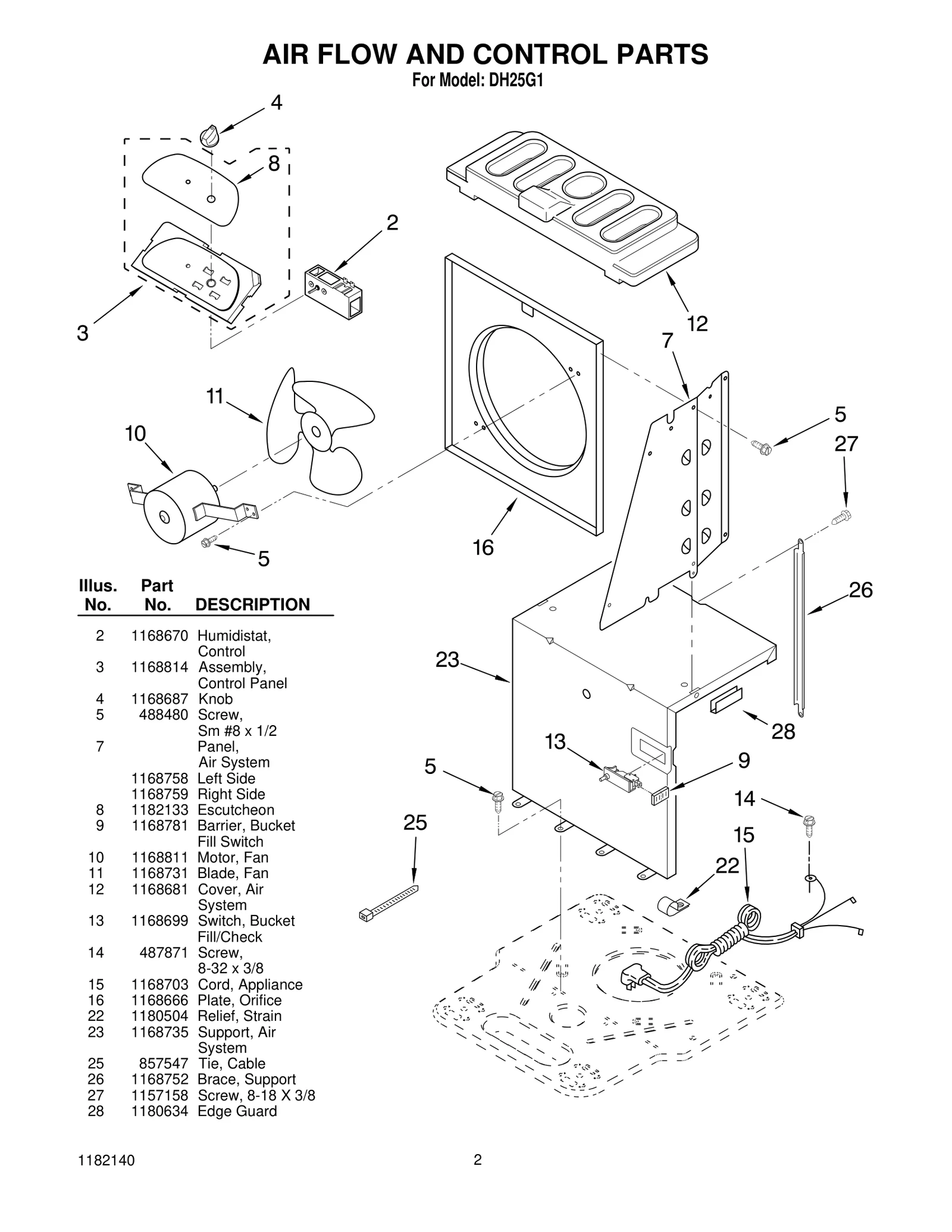 AIR FLOW AND CONTROL PARTS