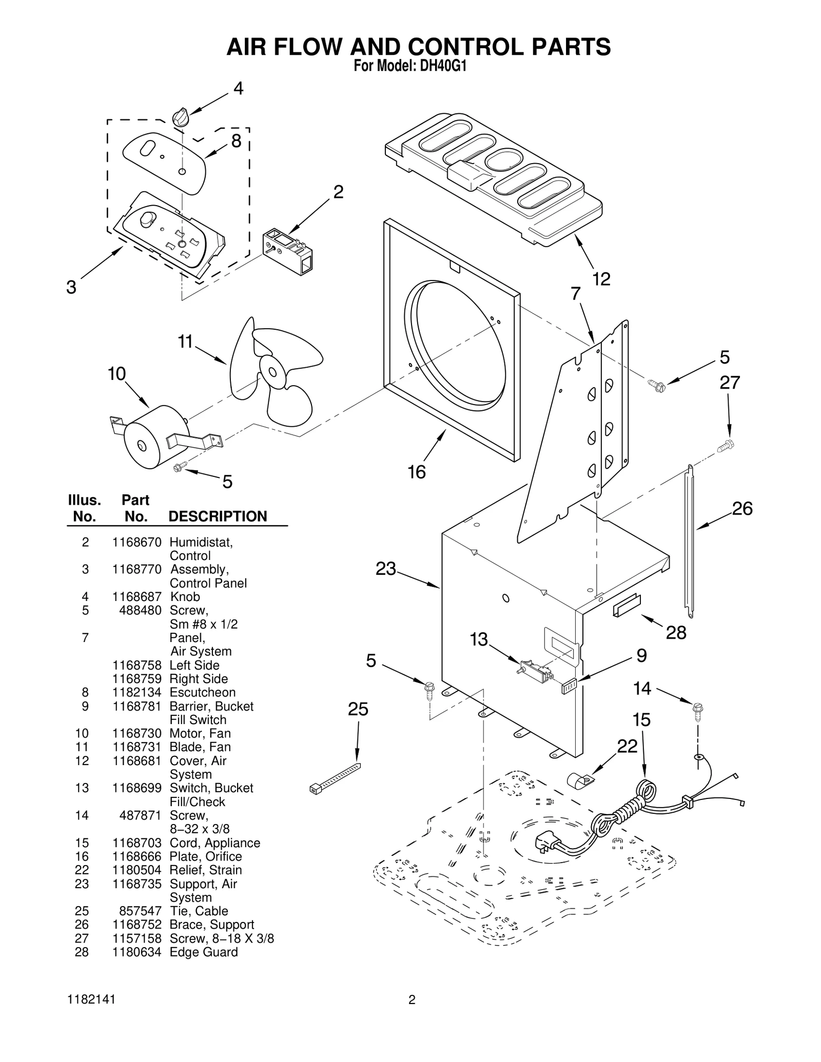 AIR FLOW AND CONTROL PARTS