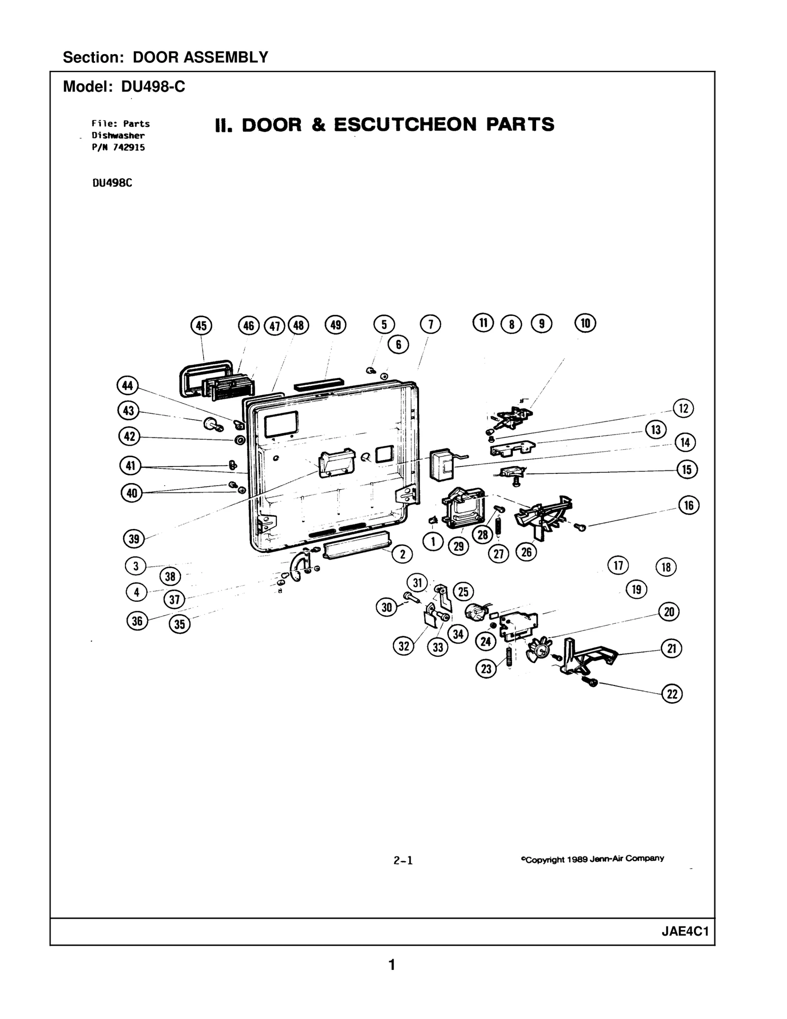 DOOR ASSEMBLY