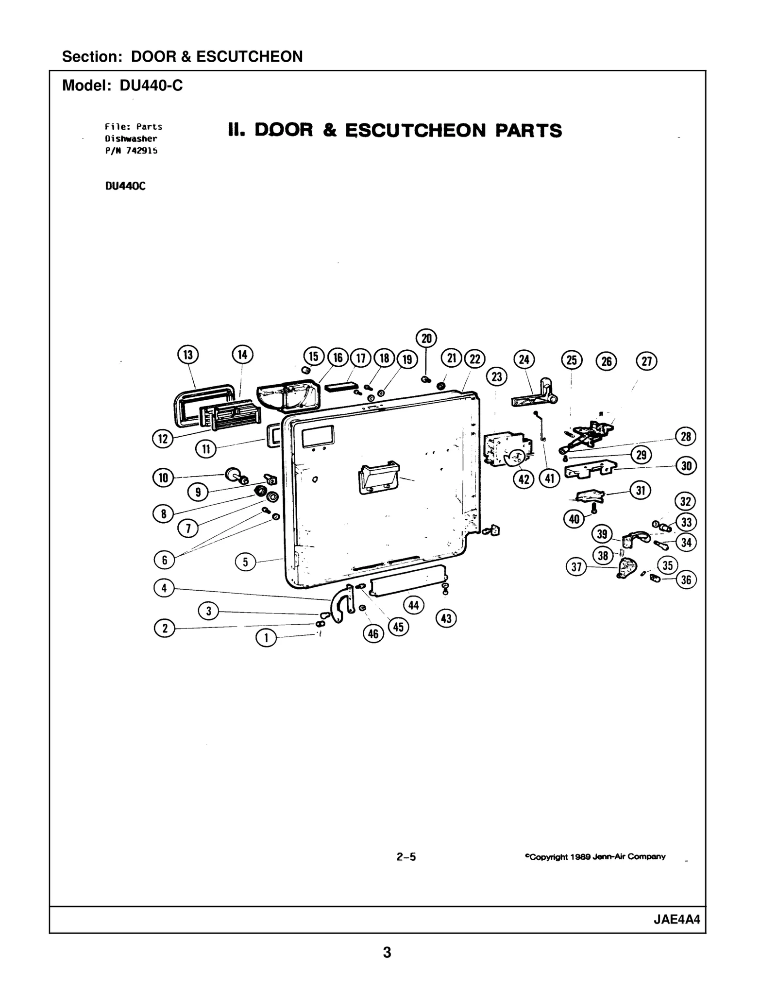 DOOR & ESCUTCHEON