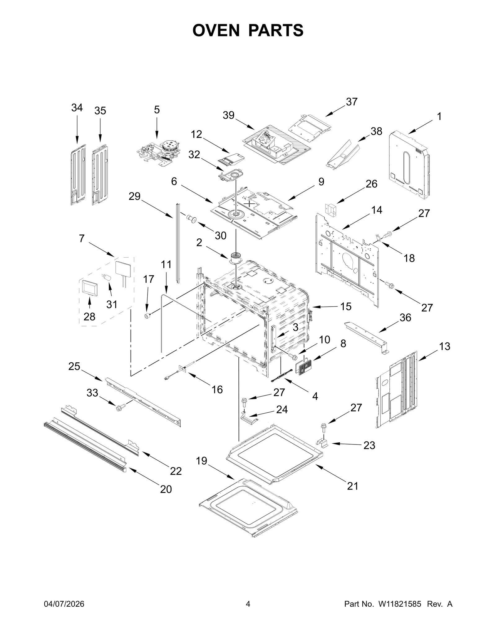 OVEN PARTS
