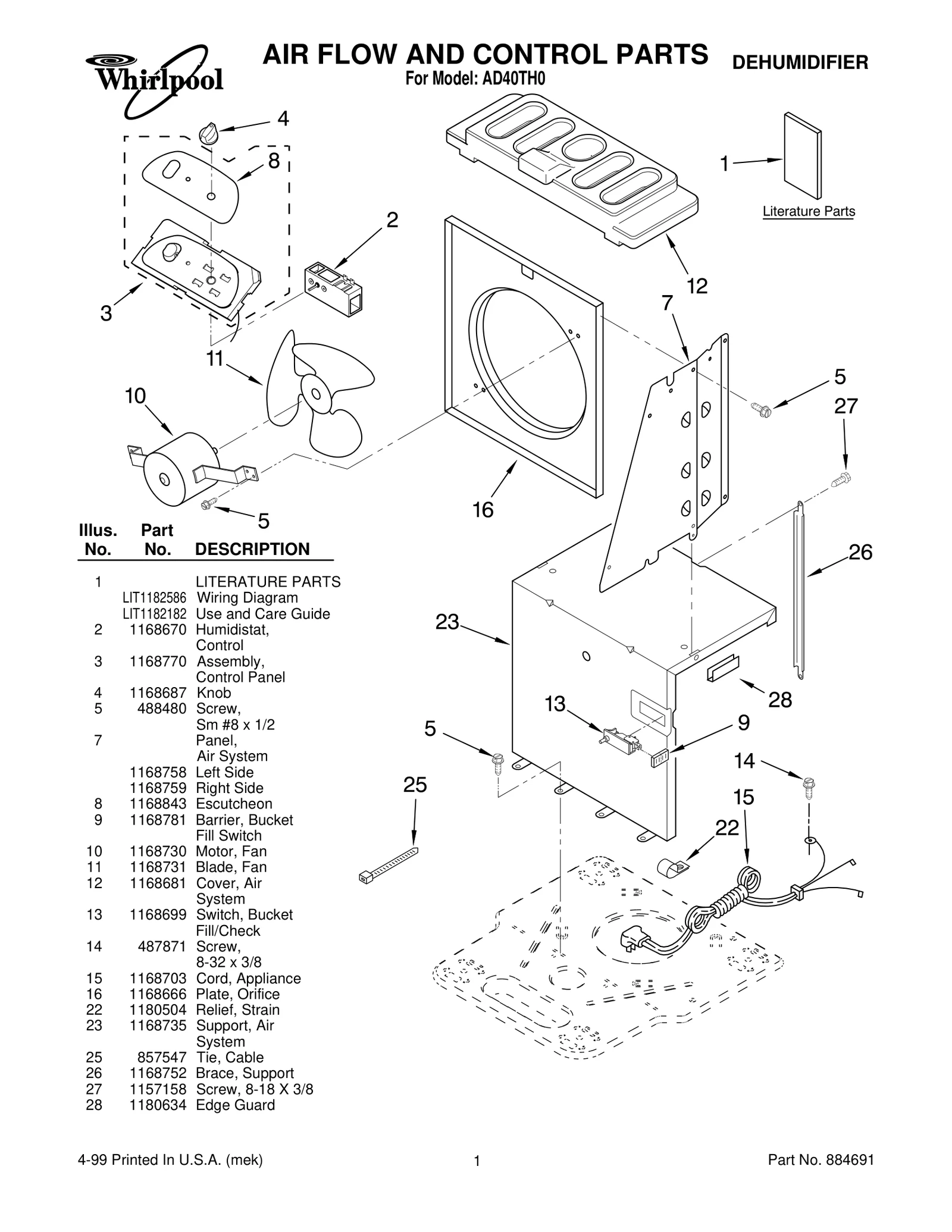 AIR FLOW AND CONTROL PARTS