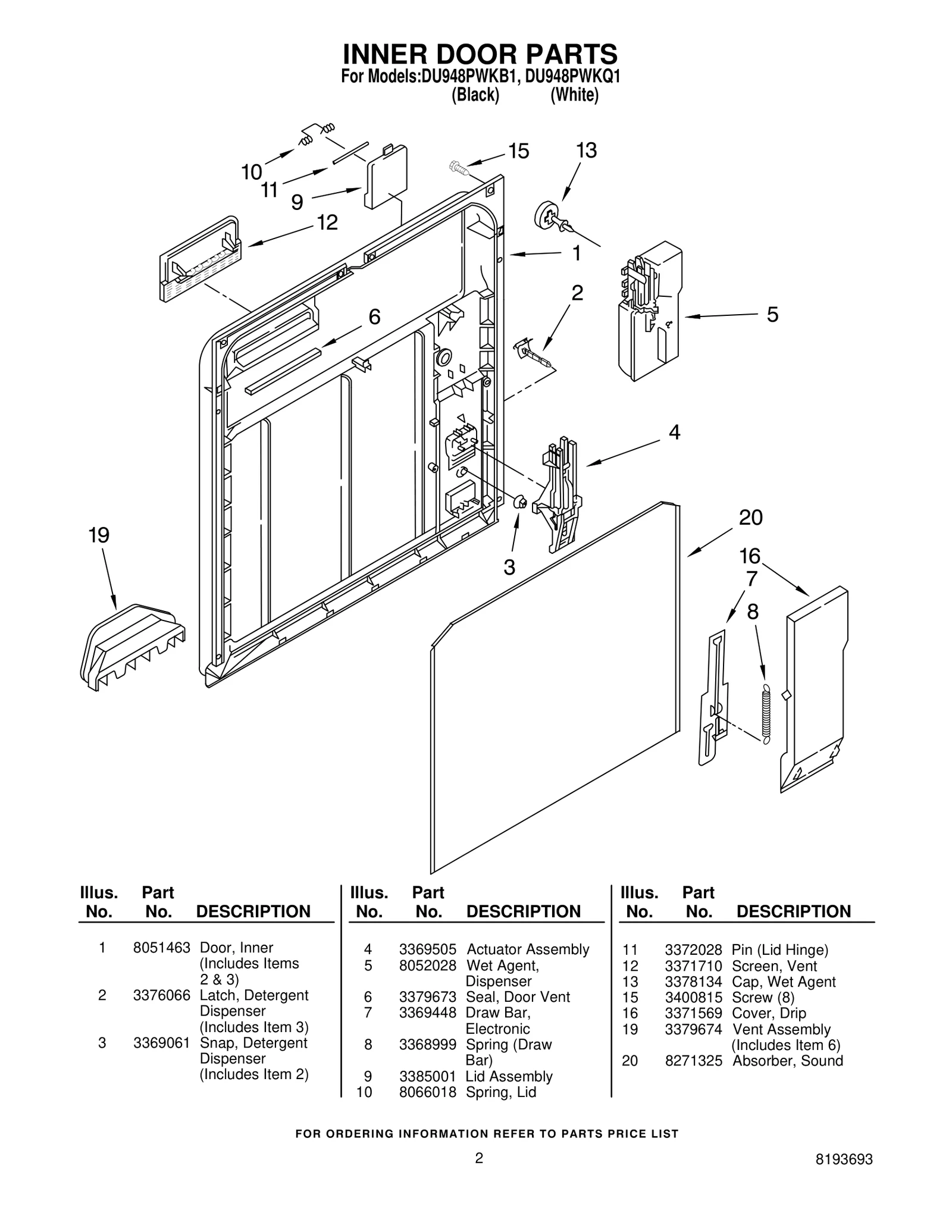 INNER DOOR PARTS