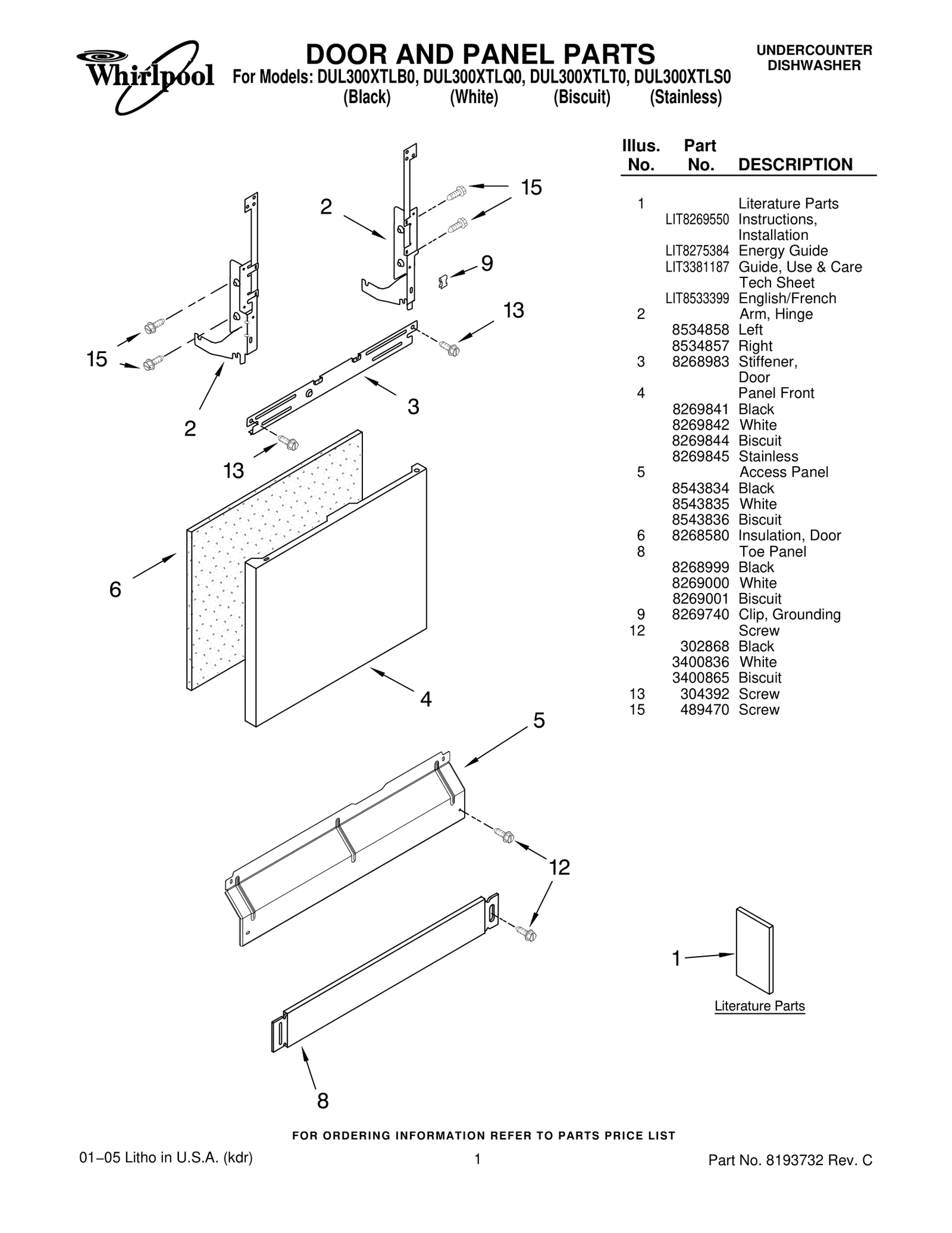 DOOR AND PANEL PARTS