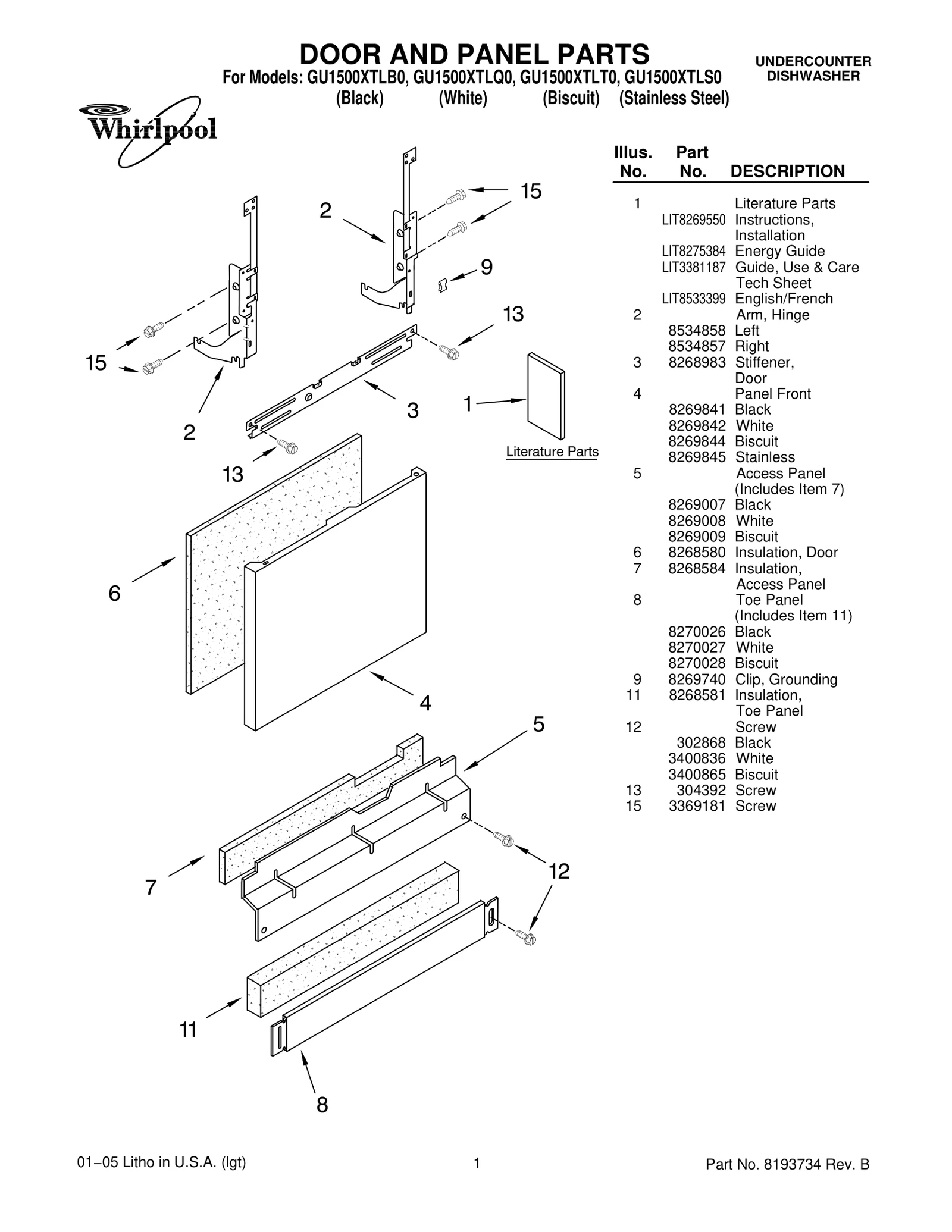 DOOR AND PANEL PARTS