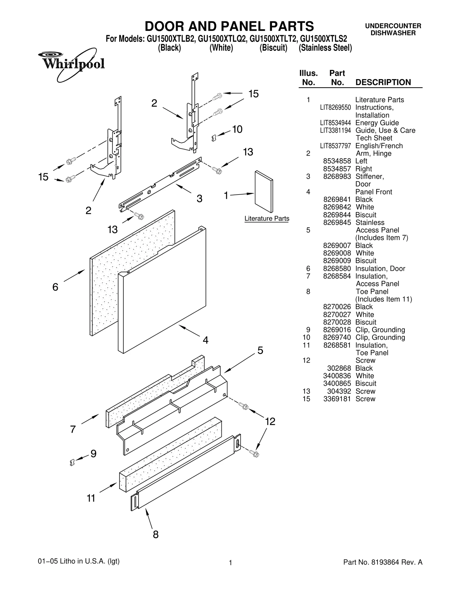 DOOR AND PANEL PARTS