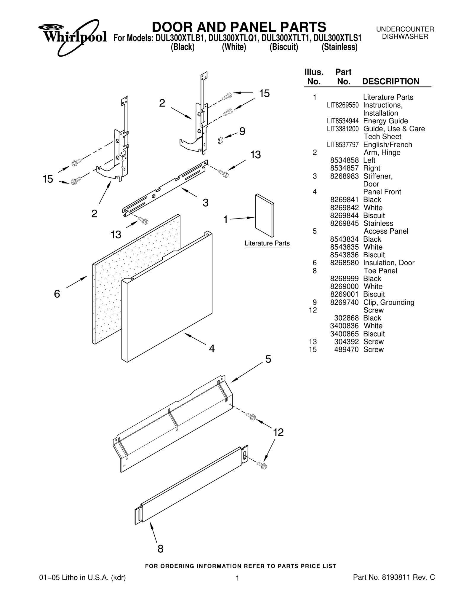 DOOR AND PANEL PARTS