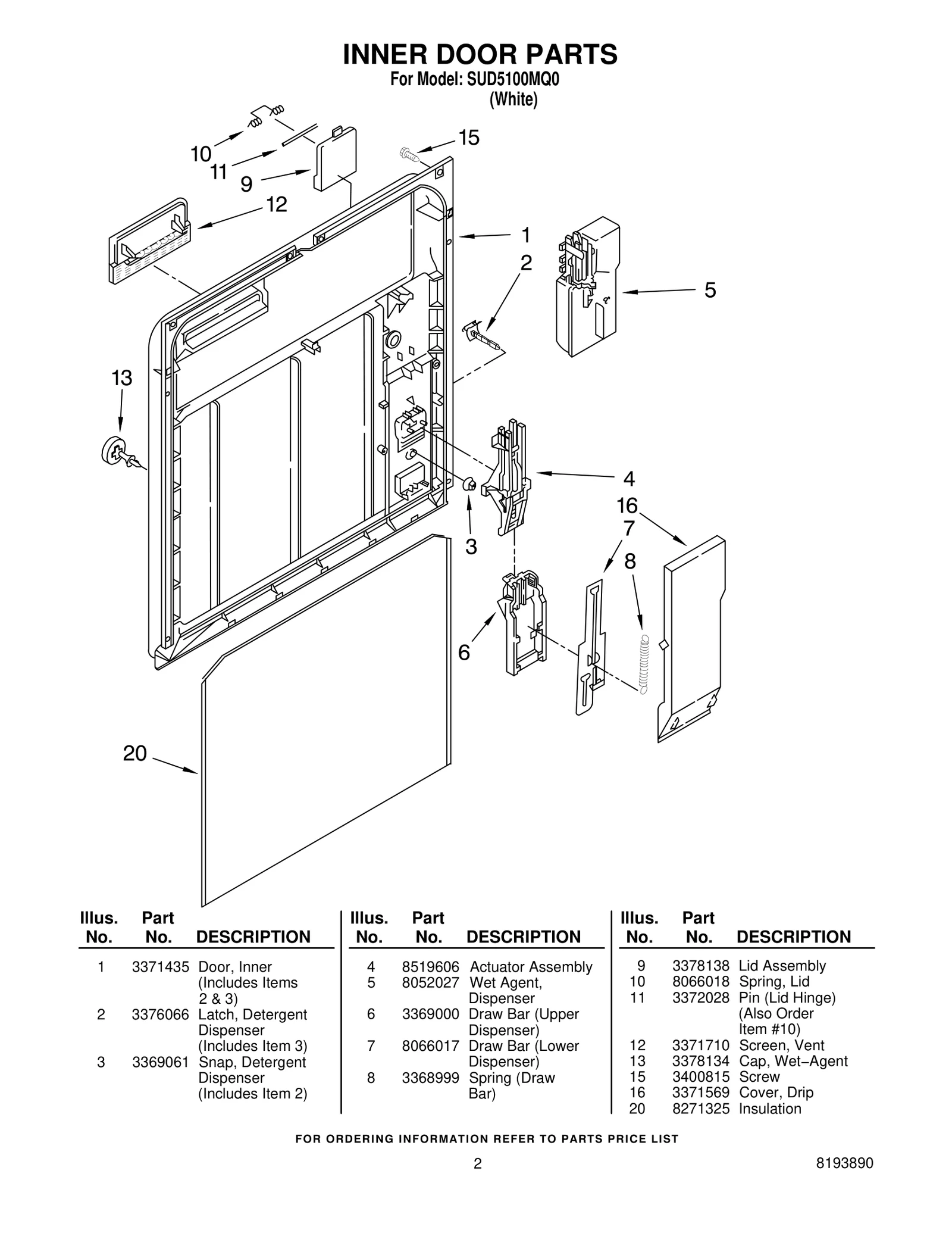 INNER DOOR PARTS