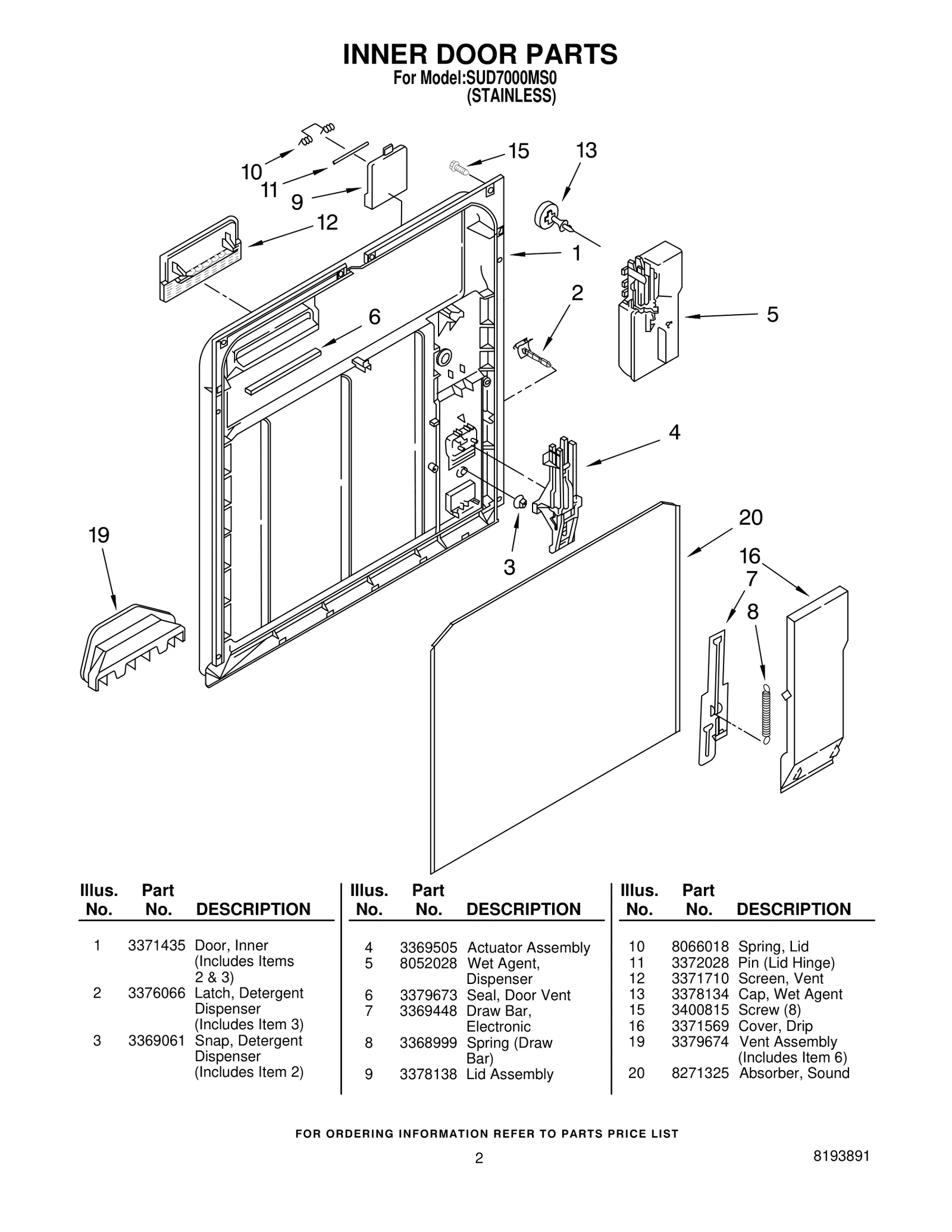 INNER DOOR PARTS