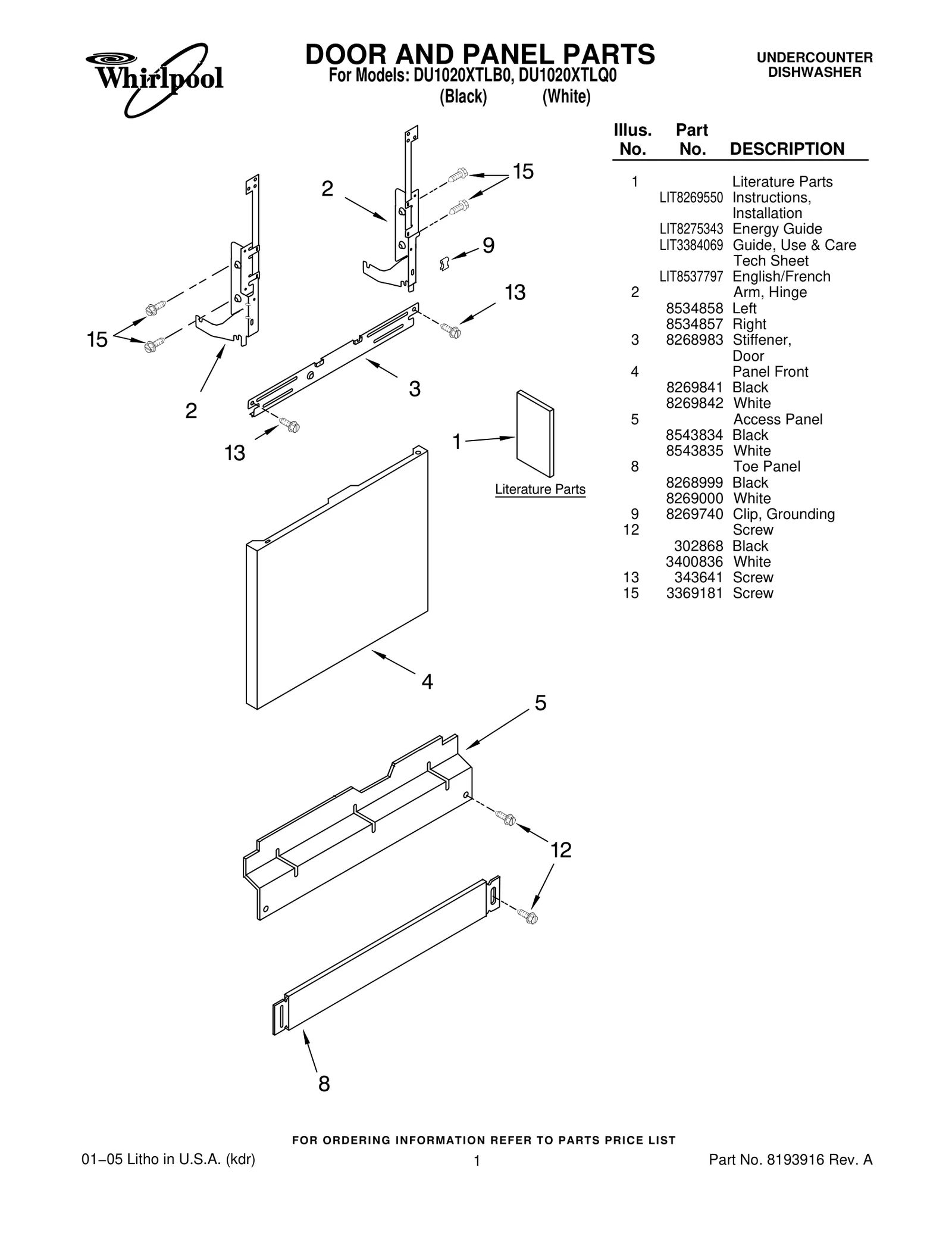 DOOR AND PANEL PARTS
