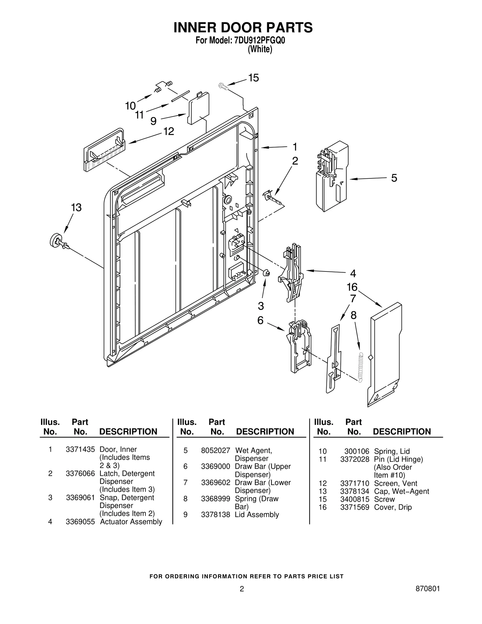 INNER DOOR PARTS