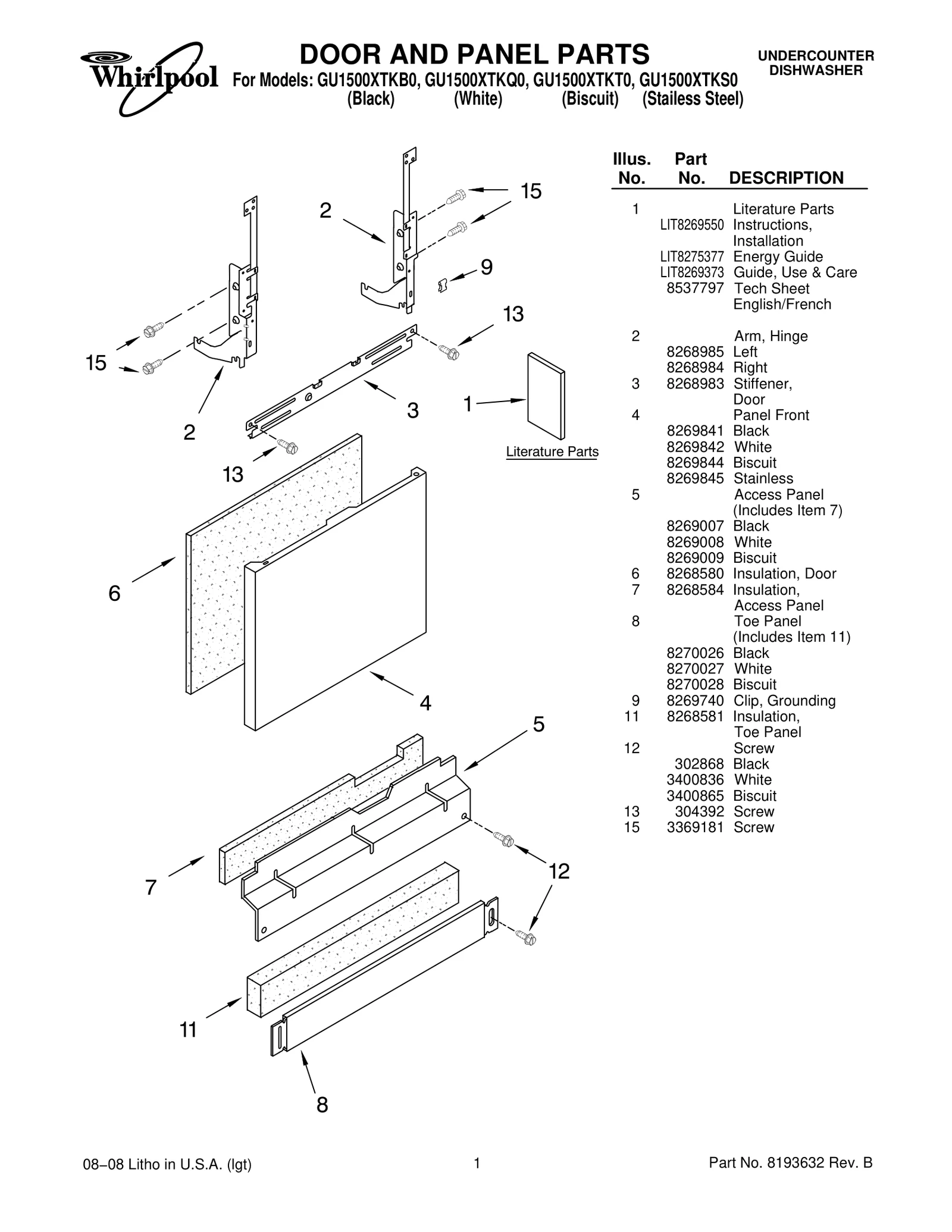 DOOR AND PANEL PARTS