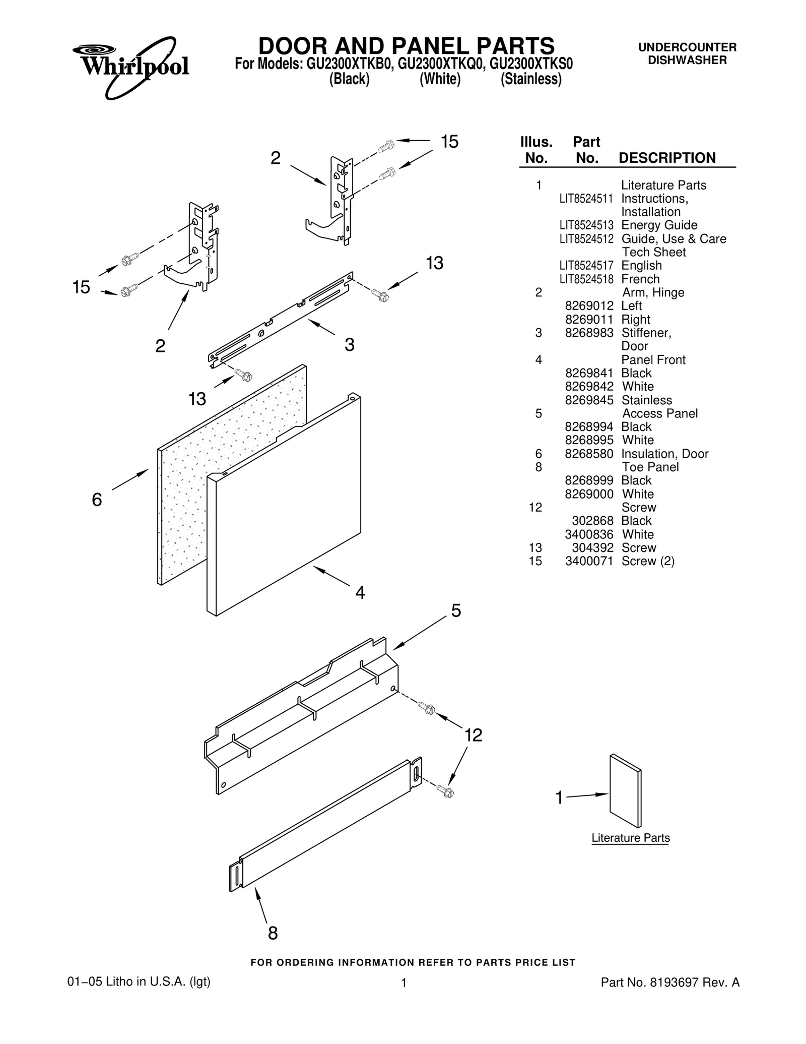DOOR AND PANEL PARTS