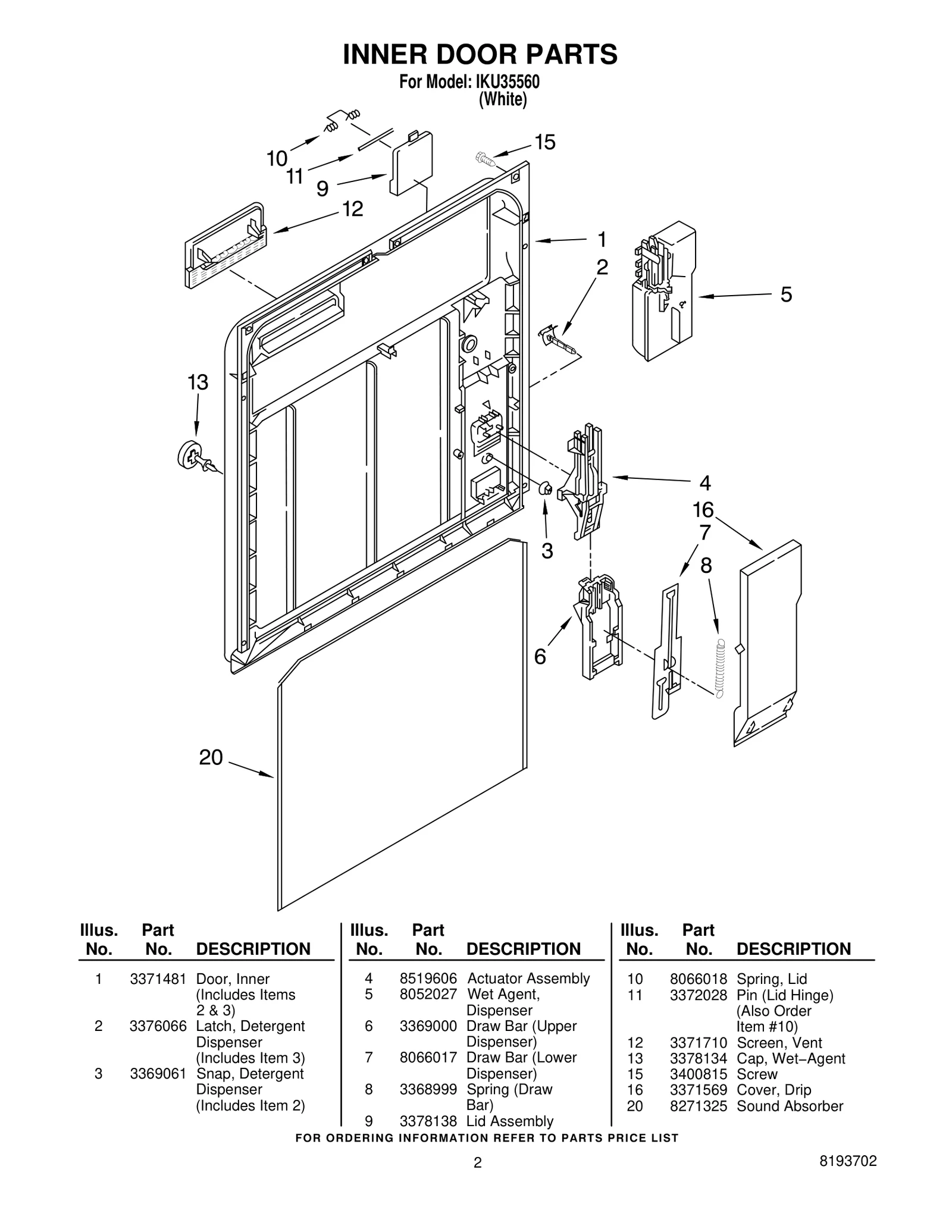 INNER DOOR PARTS